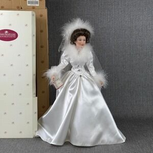 Ashton Drake Winter Romance Porcelain Doll Sandra Bilotto 1996 with Box
